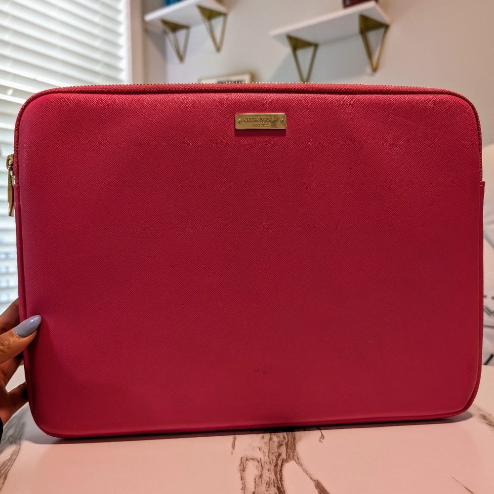Pink Kate Spade laptop case